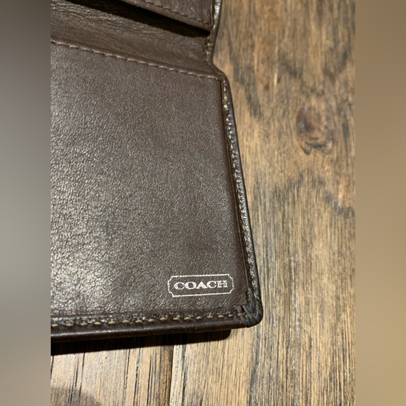 Coach Cheque Book Wallet - Picture 4 of 5